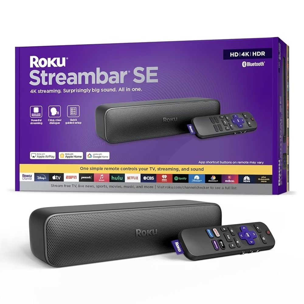 NEW✨Roku Streambar SE Black